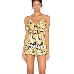 JOA FLORAL ROMPER